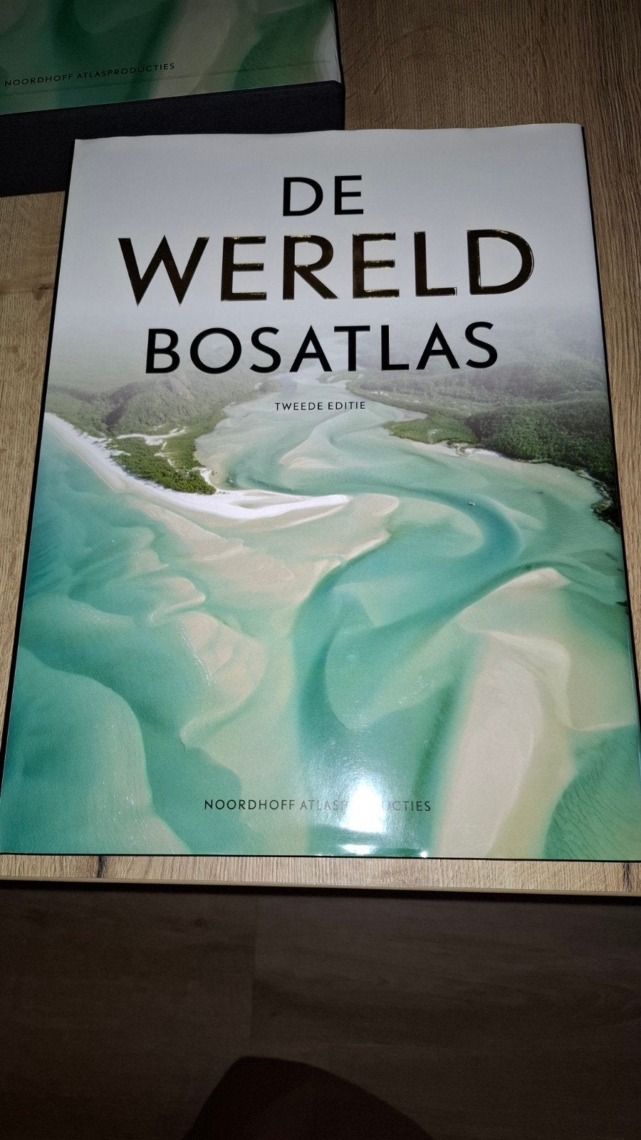 De Wereld Bosatlas - Tweede Editie - Inclusief Originele Cas, Bosatlas, Ophalen of Verzenden, Zo goed als nieuw, Noordhoff Atlasproducties