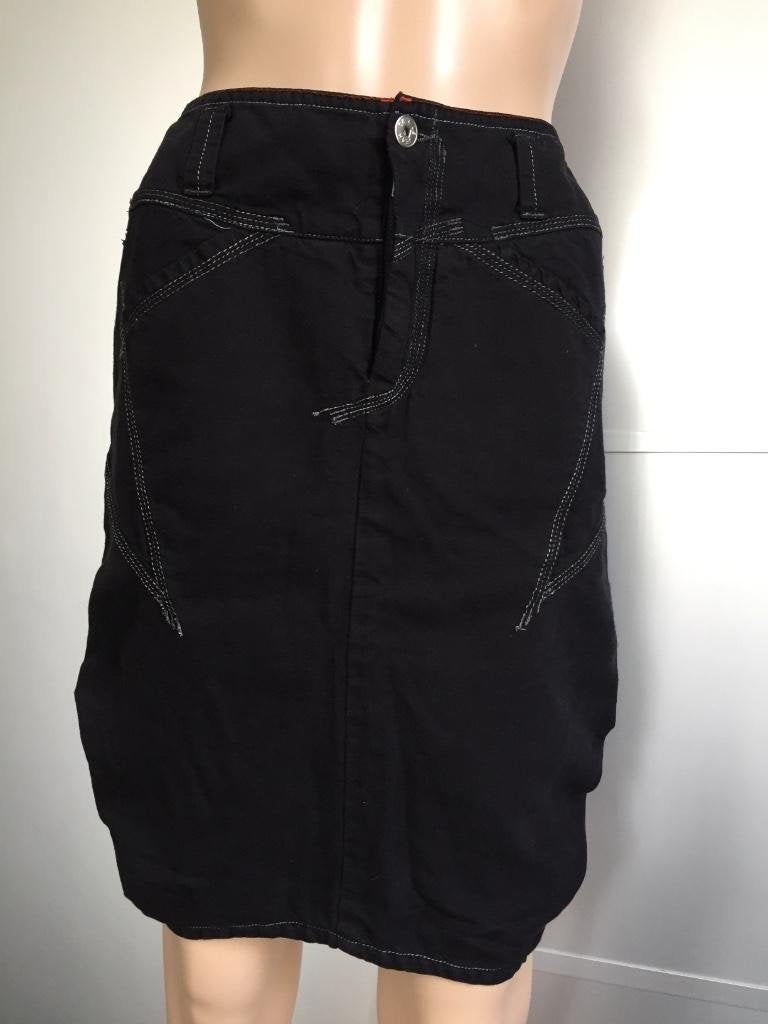 C530 Marithe Francois Girbaud Maat XS/S=34/36 rok rokje, Kleding | Dames, Rokken, Zwart, Ophalen of Verzenden, Zo goed als nieuw