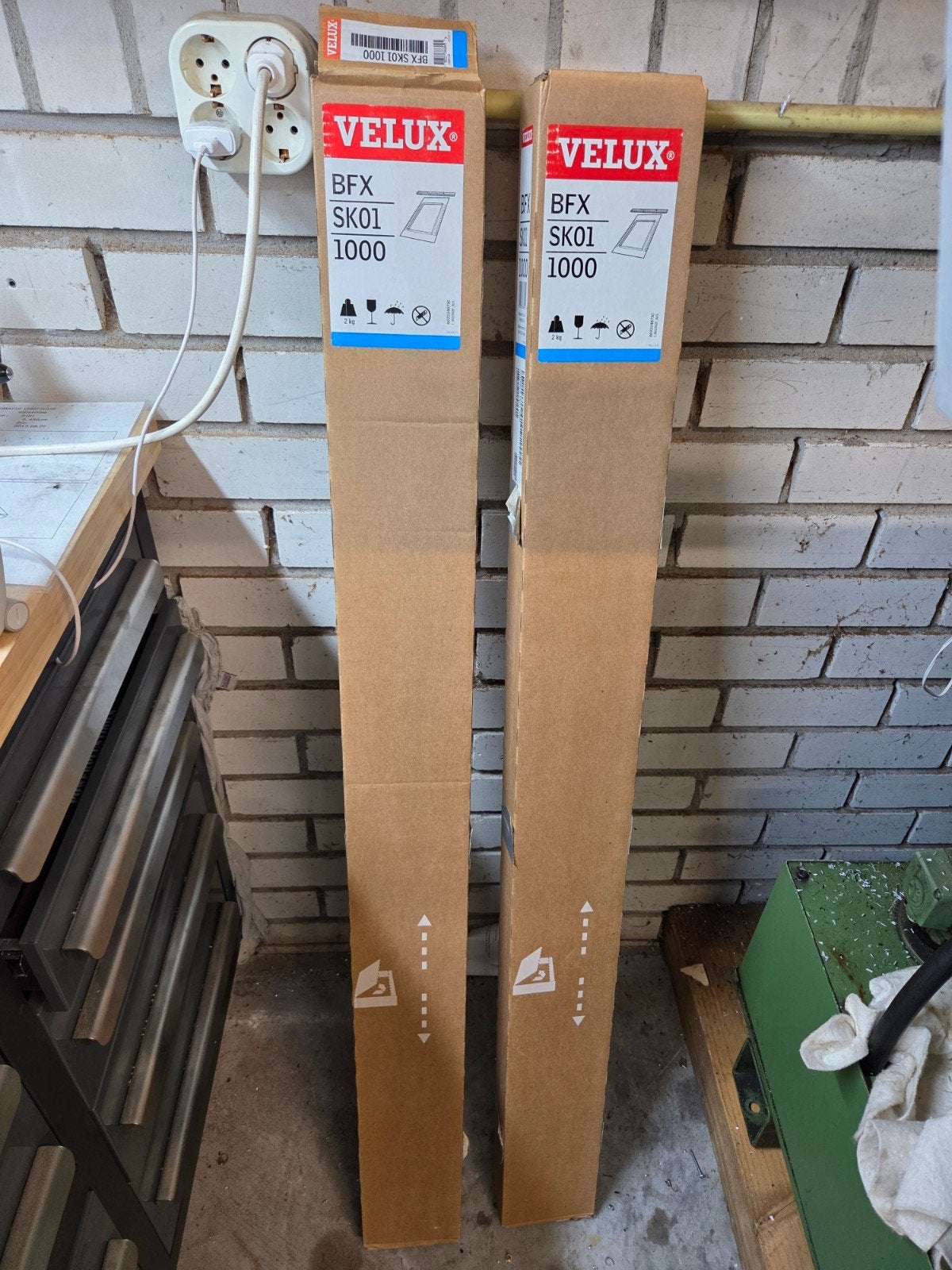 2x Velux BFX SK01 1000, Ophalen of Verzenden, Nieuw, Minder dan 80 cm, Dakraam
