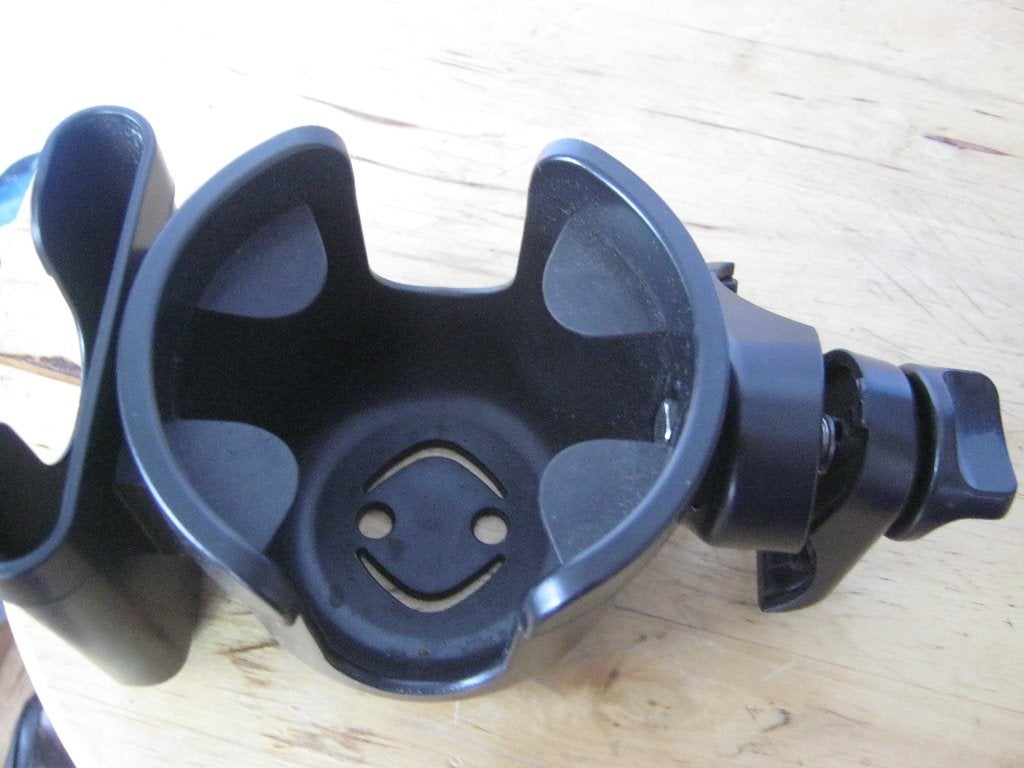universele 2 in 1 zwarte bekerhouder buggy / kinderwagen, Ophalen of Verzenden, Gebruikt