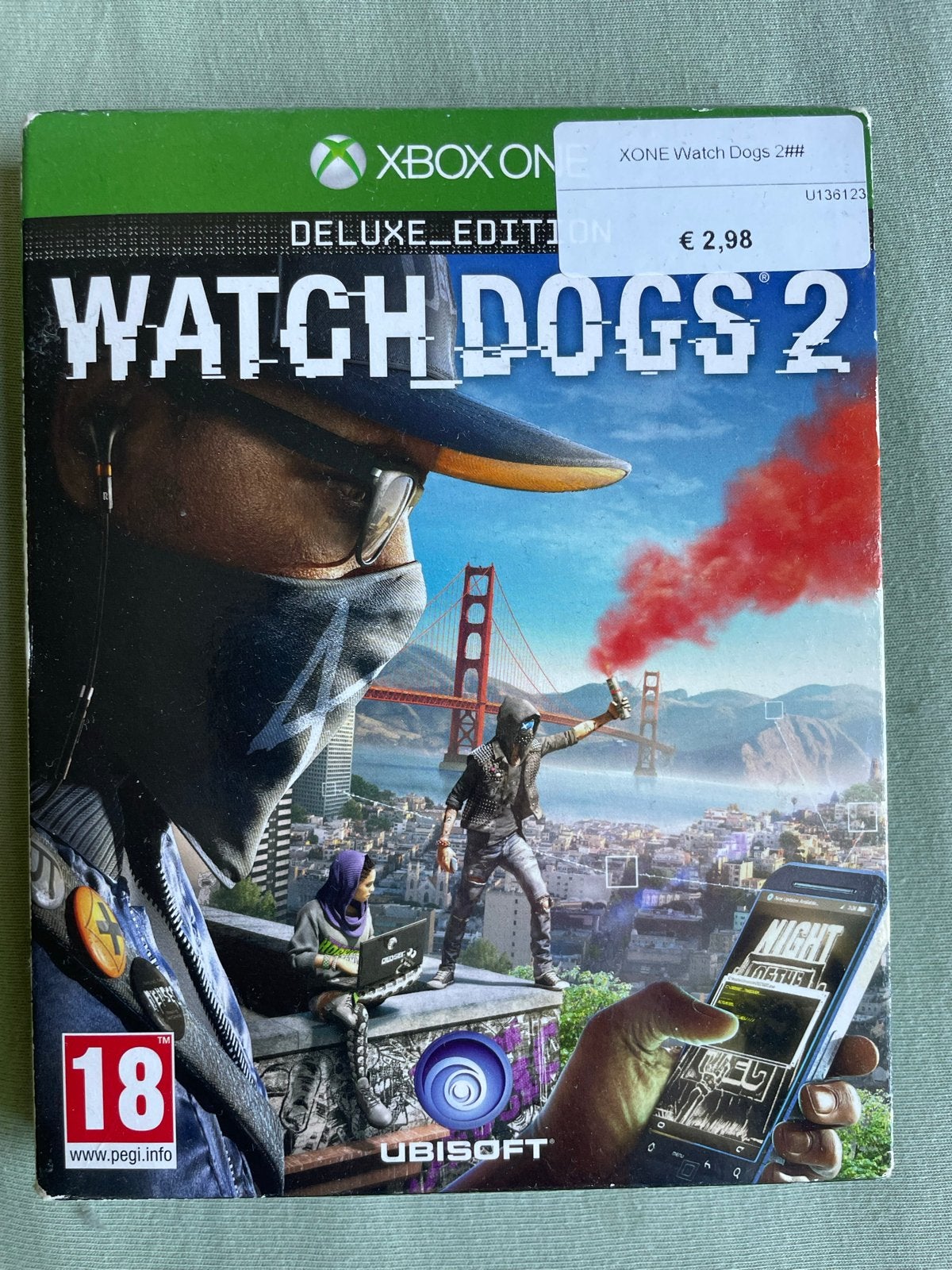 Watch Dogs 2 Deluxe Edition Xbox One, Online, Gebruikt, Vanaf 18 jaar, 1 speler