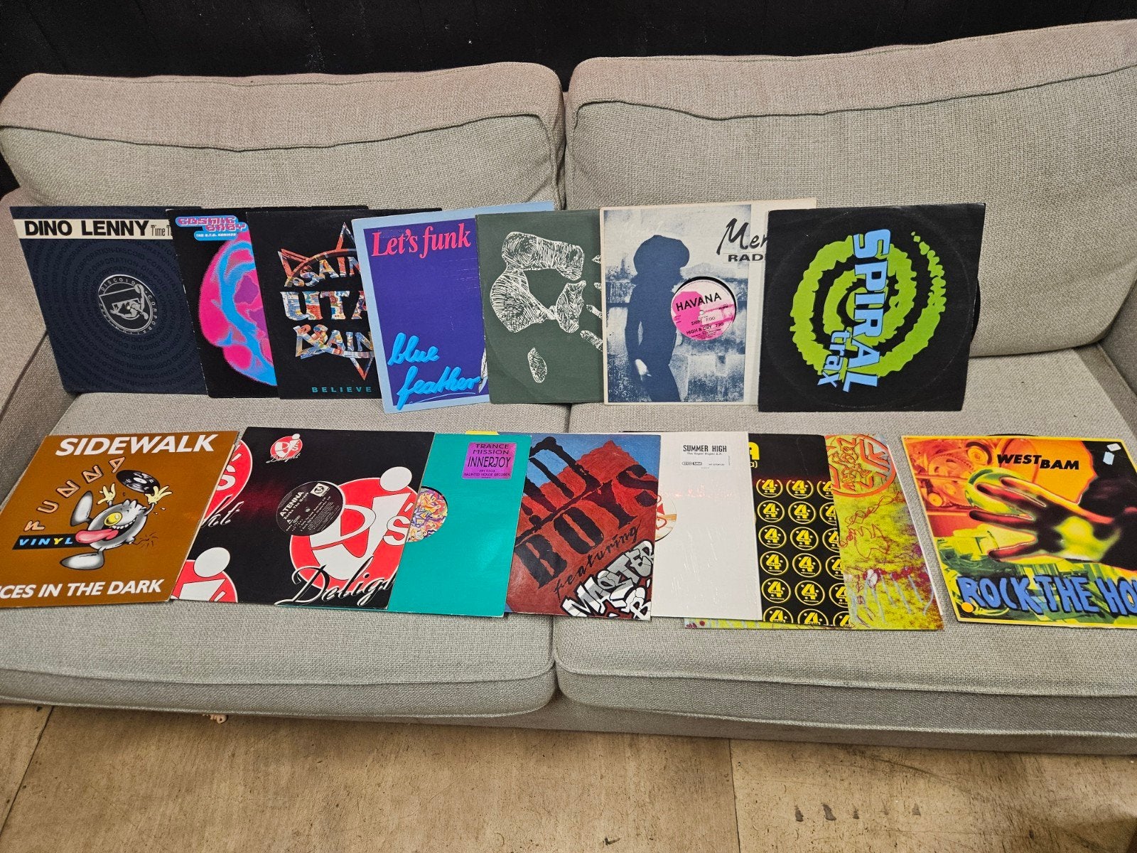 Set 5: 15x Jaren '90 House & Mellow Progressive Vinyl, LP, Gebruikt, House, Ophalen of Verzenden