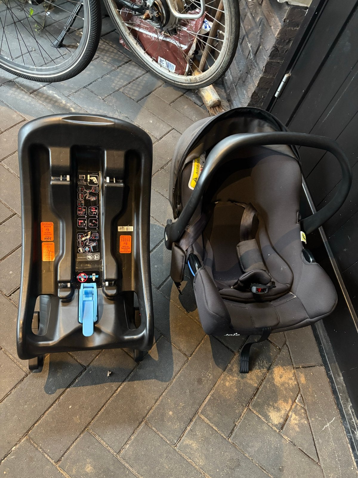 Joie i-Gemm autostoel met i-Base Advance Isofix, Gebruikt, Isofix, 0 t/m 13 kg, Ophalen