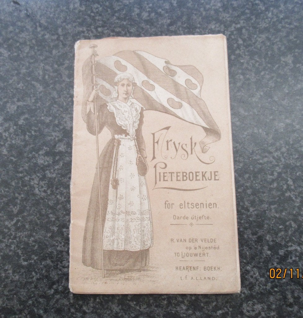 FRIES LIEDBOEKJE-'Frysk Lieteboekje for eltsenien-3e dr-1903, Ophalen of Verzenden, 20e eeuw of later, Gelezen