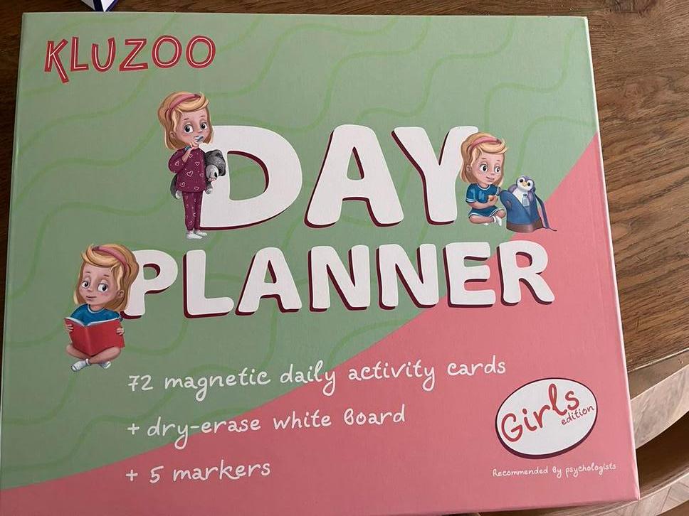 KLUZOO Day Planner Girls Edition - Magnetisch Planbord, Ophalen, Nieuw, Ontdekken
