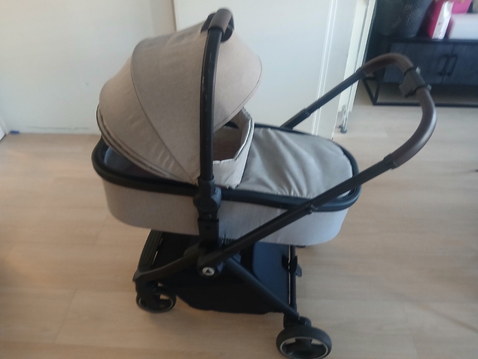 Topmark 2-in-1 Kinderwagen met Maxi-Cosi adapter en regenkap, Ophalen, Zo goed als nieuw, Overige merken, Verstelbare duwstang