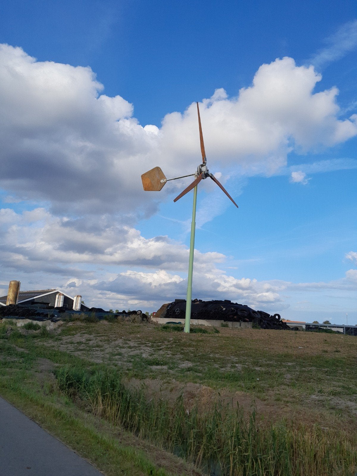 EAZ windmolen compleet, Ophalen, Gebruikt