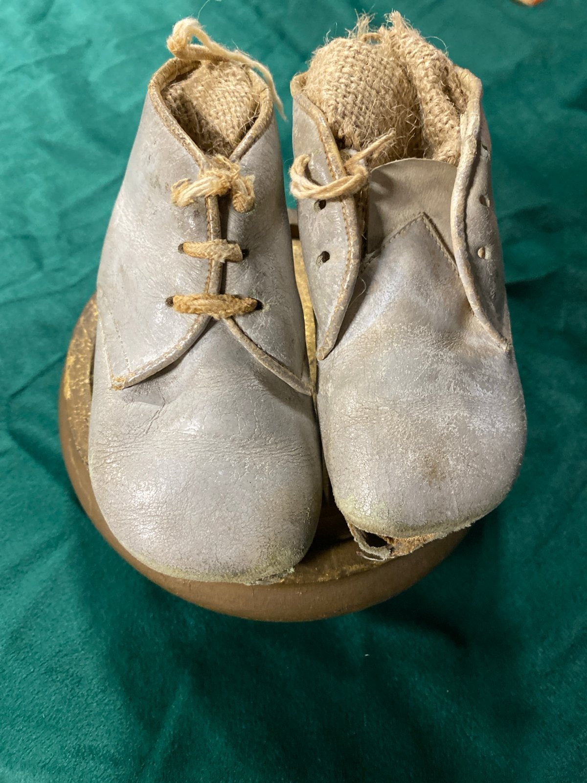 Vintage baby schoentjes - Antieke kinderschoenen, Antiek en Kunst, Ophalen of Verzenden, Kinderen