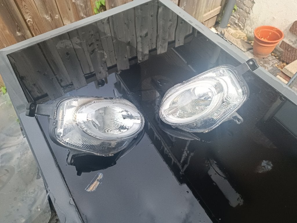Fiat 500   koplamp  set  2016, Ophalen of Verzenden, Fiat