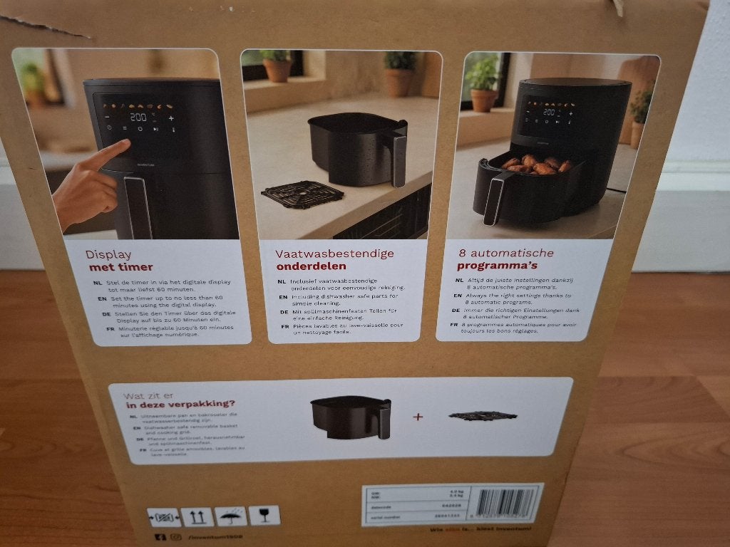 Foto 5 van Airfryer Inventum GF351HLDB (NIEUW)