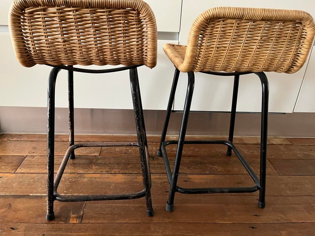 Dirk van sliedregt bar krukken, 2 krukken, Ophalen, Gebruikt, 60 tot 90 cm