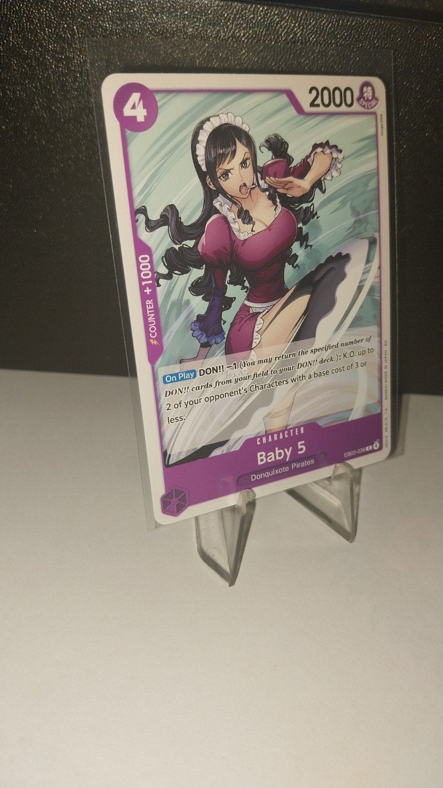 One Piece  Baby 5 EB03-036 Heroines Edition, Verzamelen, Bandai Namco Group, 5-37-8 Shiba, Minato-ku, Tokyo 108-0014, Japan, Support@bandai.com