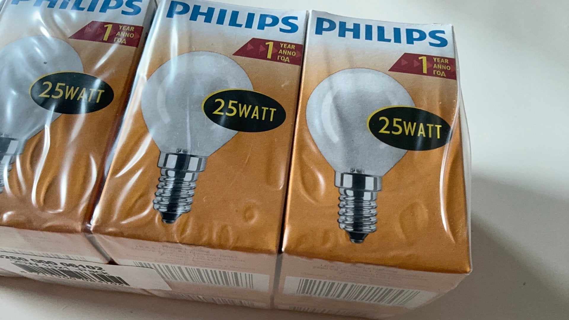 Philips kogellamp 25 watt mat E 14 fitting, Ophalen of Verzenden, Nieuw, E14 (klein), Gloeilamp