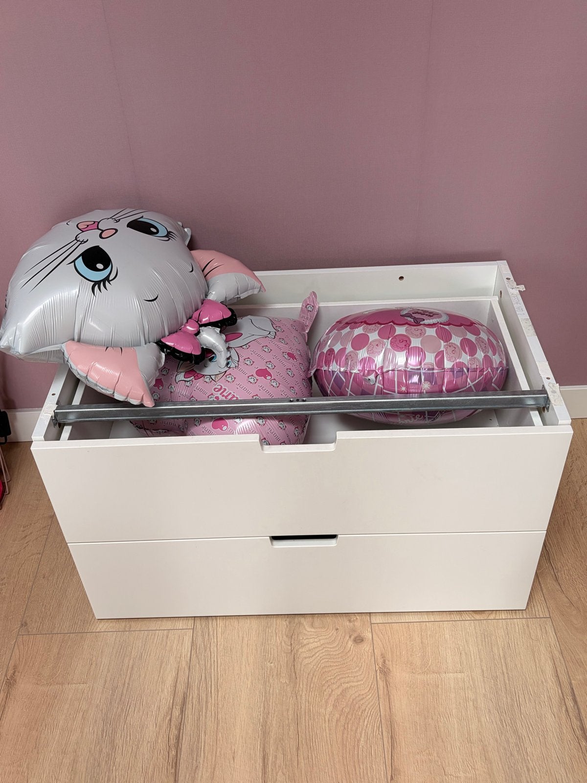 Ikea Ladekast Nordli- Wit, Praktisch en Compact, Ophalen, Overige materialen, Gebruikt, 1 of 2 laden