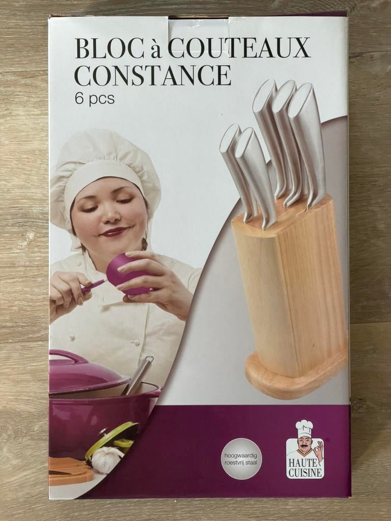 Haute Cuisine messenblok, Ophalen of Verzenden, Nieuw, Rvs of Chroom