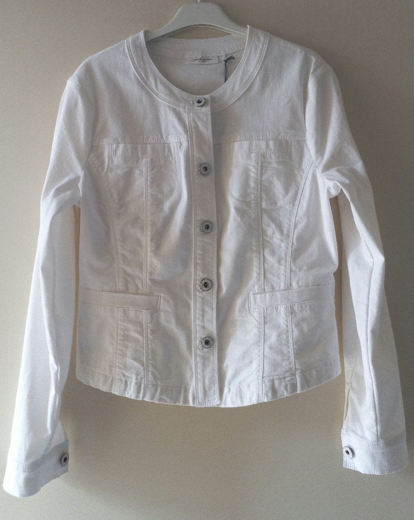 Gerry Weber spijkerjasje wit 40. Nieuw, Maat 38/40 (M), Wit, Nieuw, Ophalen of Verzenden