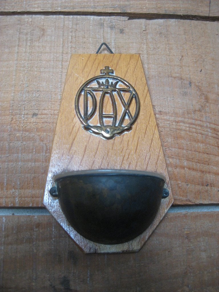 Wijwater bakje hoogte 14,5 cm breedte 9 cm, Huis en Inrichting, Woonaccessoires | Overige, Ophalen of Verzenden, Gebruikt