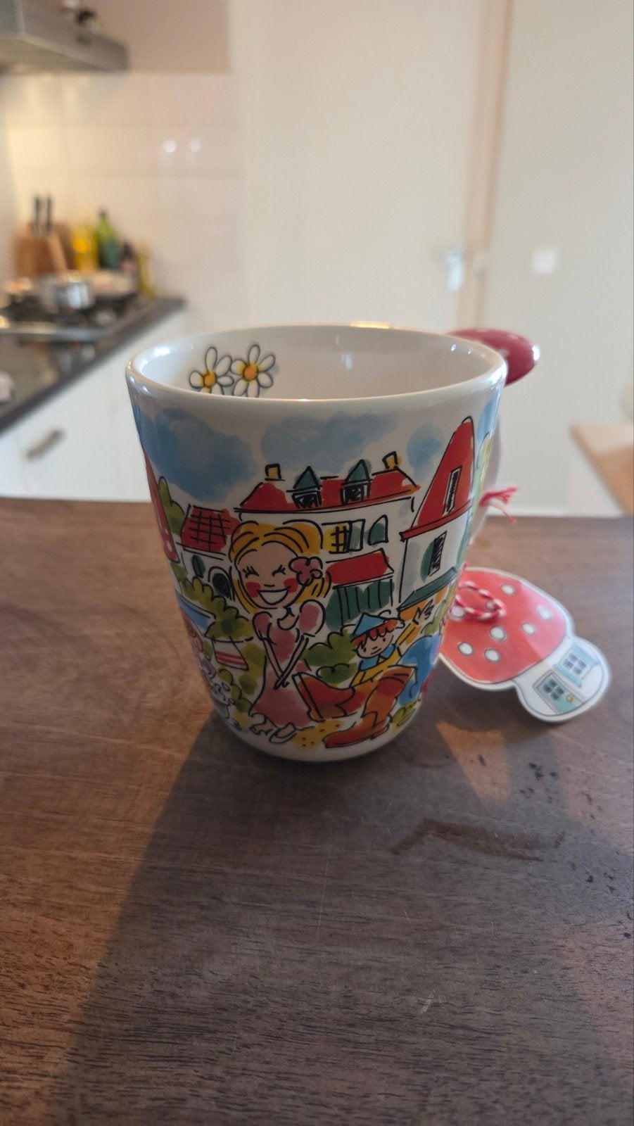 Efteling Paddestoel Thee Mok - Nieuw, Ophalen, Nieuw, Keramiek, Mok