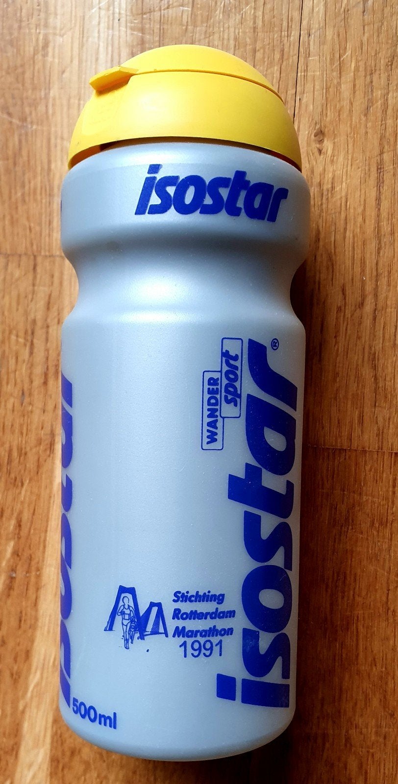 Isostar bidon Stichting Rotterdam Marathon 1991 500ml, Ophalen of Verzenden