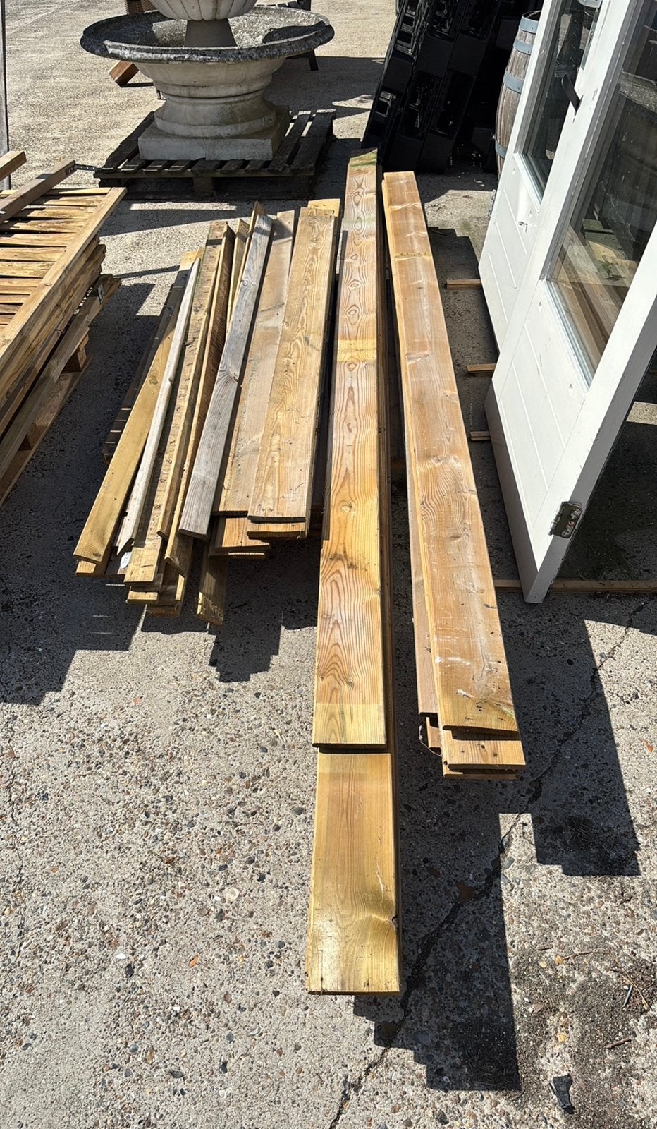 Geïmpregneerd douglas hout / tuinplanken / tuinhout, Tuin en Terras, Ophalen, 250 cm of meer, Planken