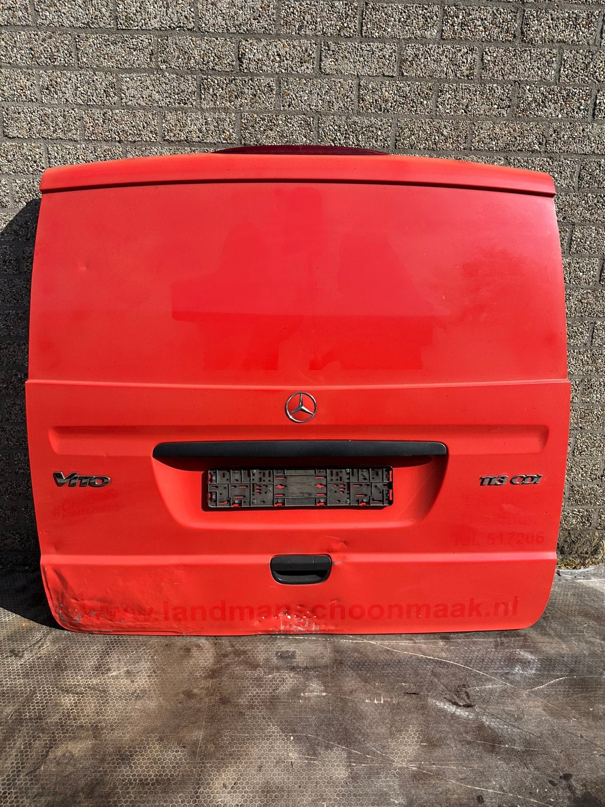 Mercedes benz Vito Achterklep W639, Ophalen, Achterklep