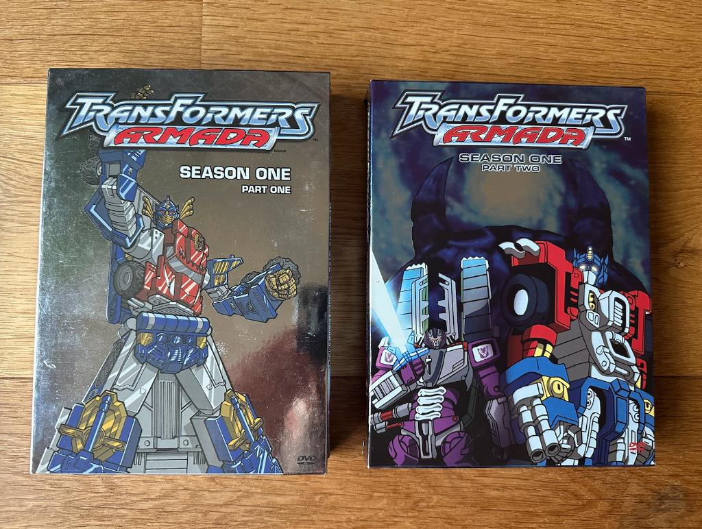 Transformers Armada dvd boxsets, regio 1, Anime (Japans), Boxset, Ophalen of Verzenden, Zo goed als nieuw