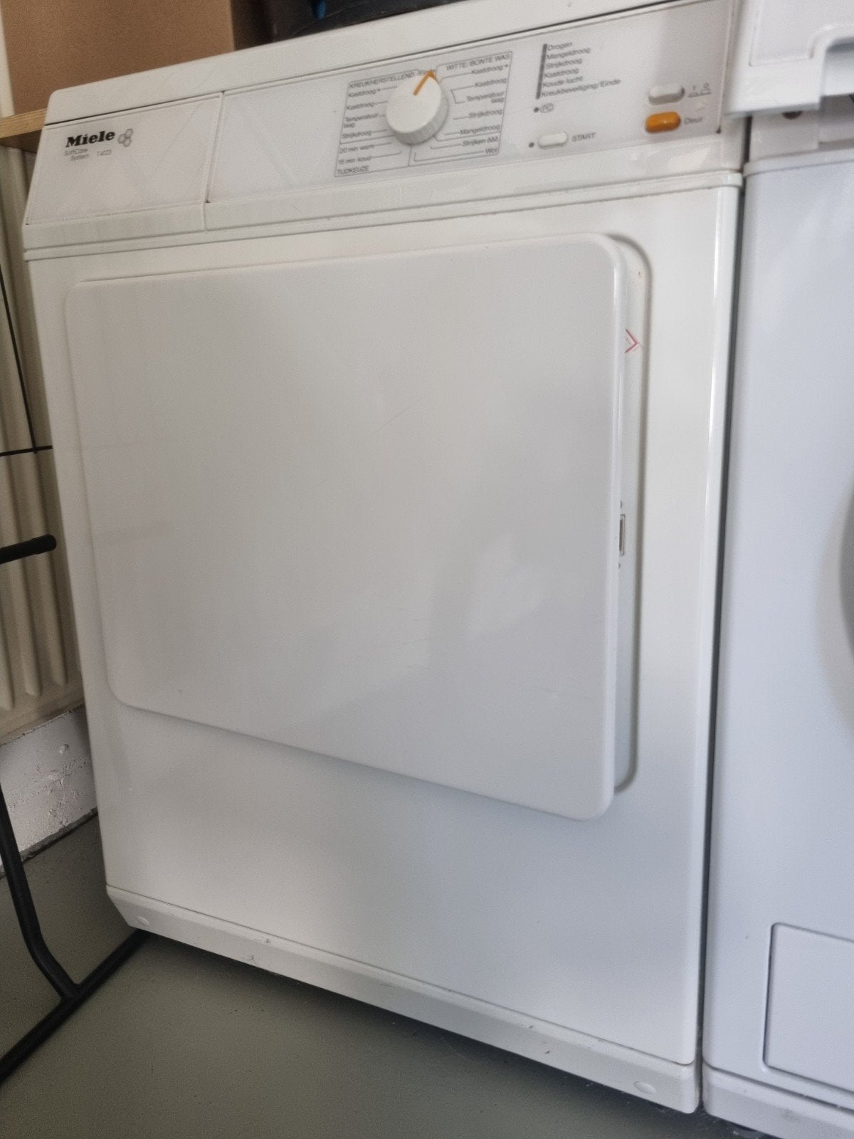Wasdroger Miele T4123, Ophalen, 6 tot 8 kg, Gebruikt, Luchtafvoer