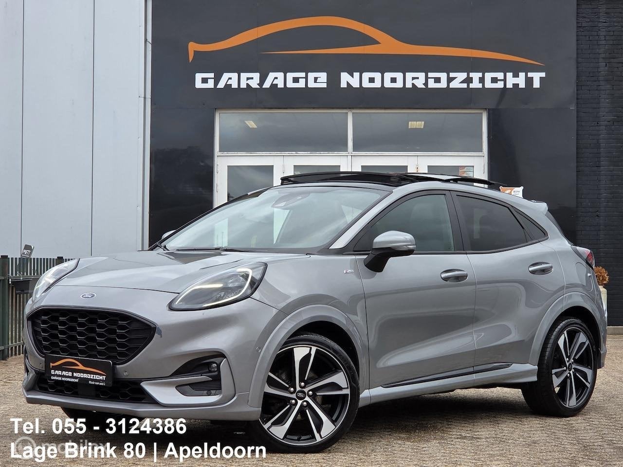 Ford Puma 1.0 EcoBoost ST-Line X PANORAMADAK, Voorwielaandrijving, Leder en Stof, 23 km/l, Bedrijf