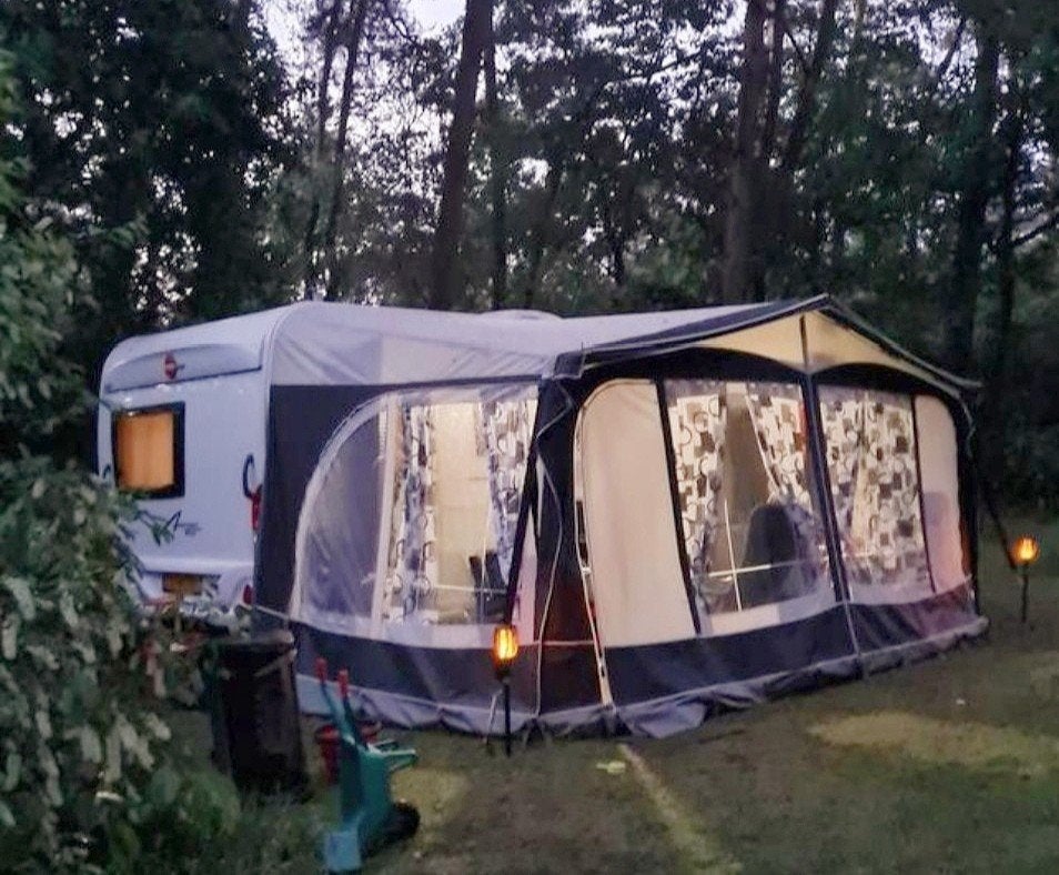 Dorema Multi Nova voortent met carbon stokken, maat 10, Caravans en Kamperen, Voortenten en Luifels, Ophalen, Zo goed als nieuw