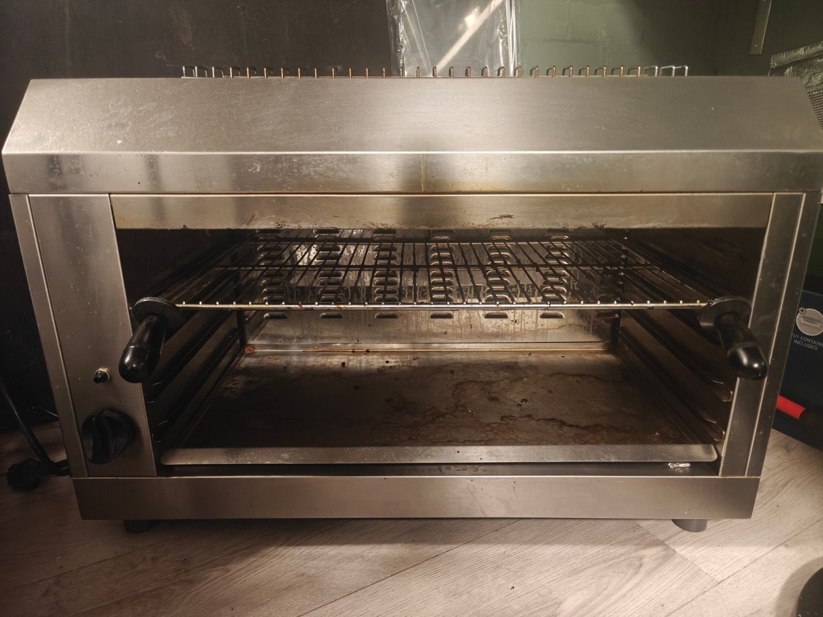 Kleine gas pita/salamander grill - Perfect werkend, Witgoed en Apparatuur, Ophalen, Oven met grill, Vrijstaand, Gebruikt