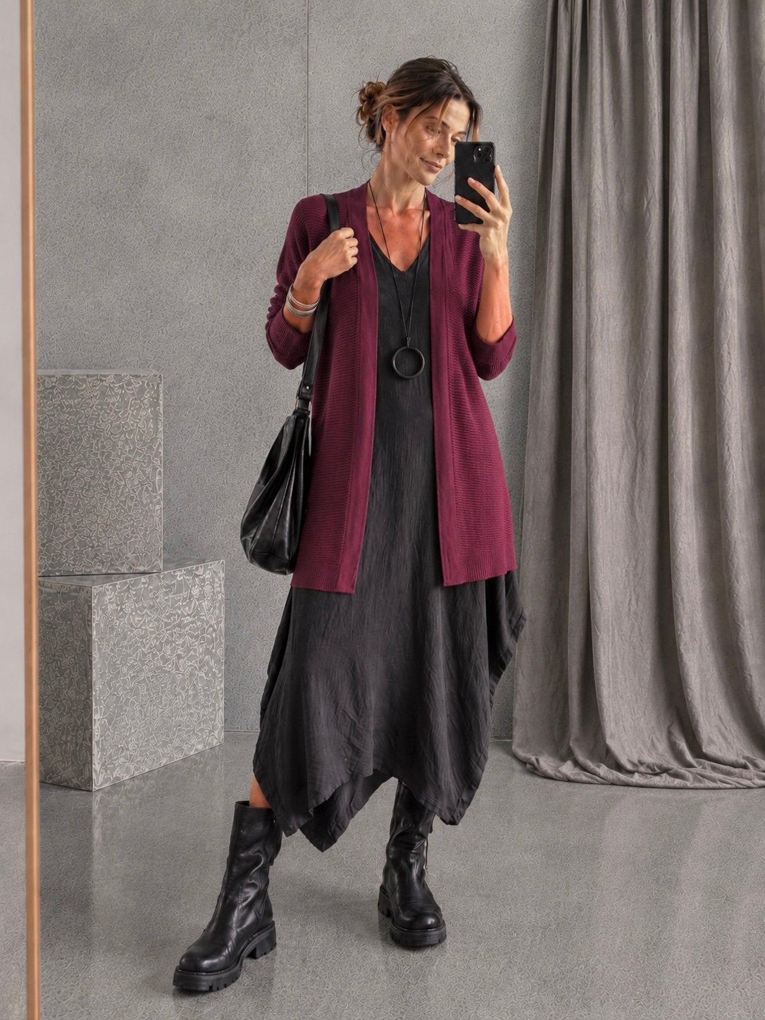 Sissy-Boy vest - bordeauxrood, maat M, Verzenden, Zo goed als nieuw, Maat 38/40 (M), Rood
