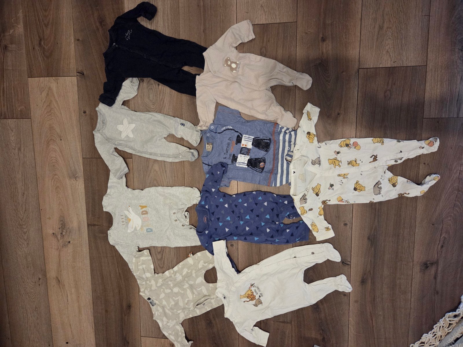 romperpakjes maat 50/56, Kinderen en Baby's, Babykleding | Baby-kledingpakketten, Ophalen of Verzenden, Zo goed als nieuw, Maat 56