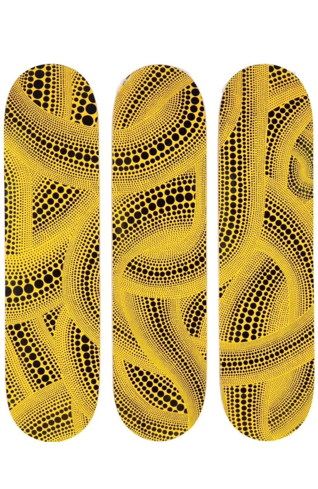 Yayoi Kusama Trees Triptych Skateboard Deck Set x MoMA, Ophalen of Verzenden, Nieuw, Skateboard