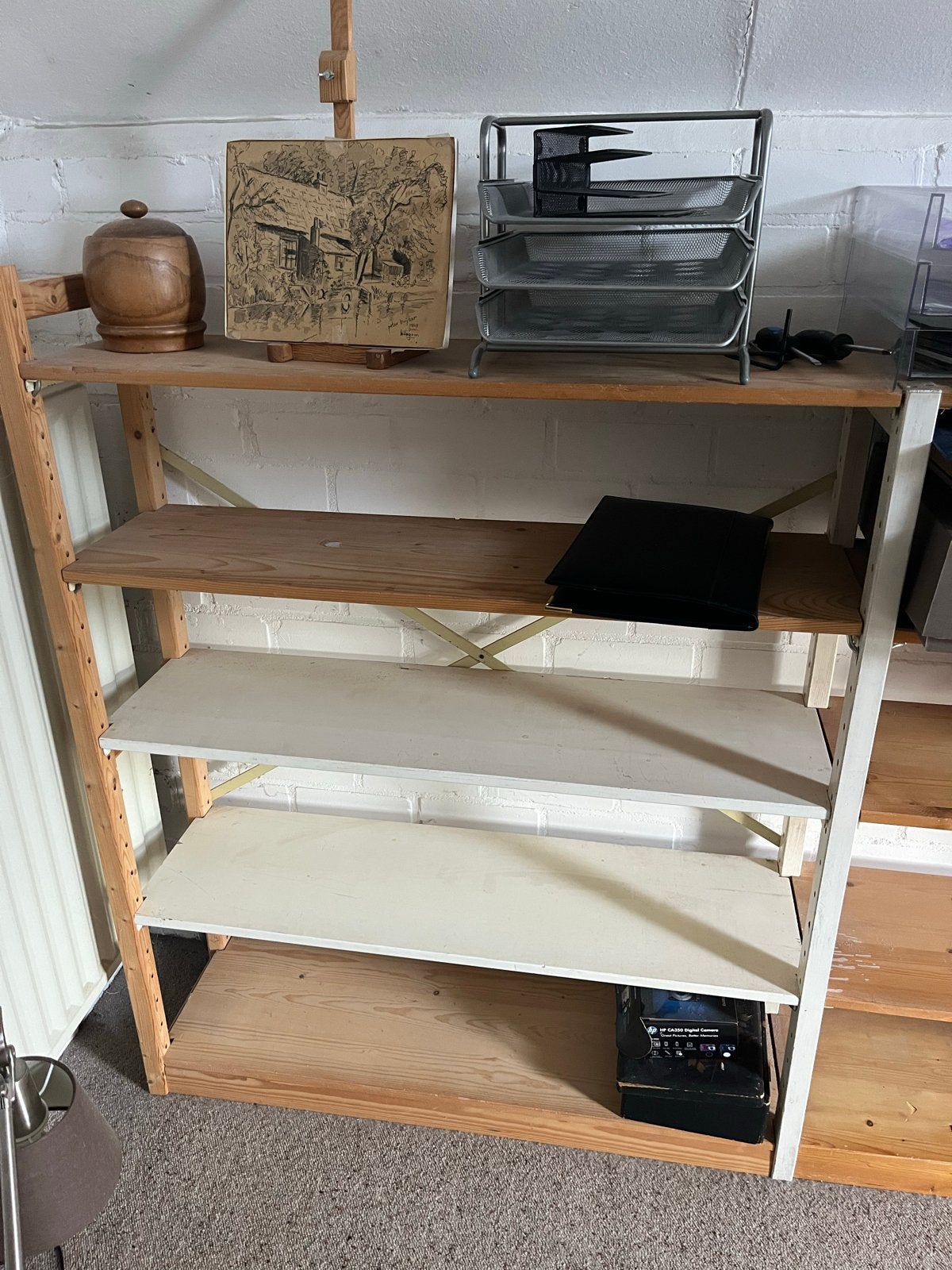 Diverse Wedeka stellingkasten, Huis en Inrichting, Kasten | Boekenkasten, Ophalen, Met plank(en), Gebruikt, 100 tot 150 cm