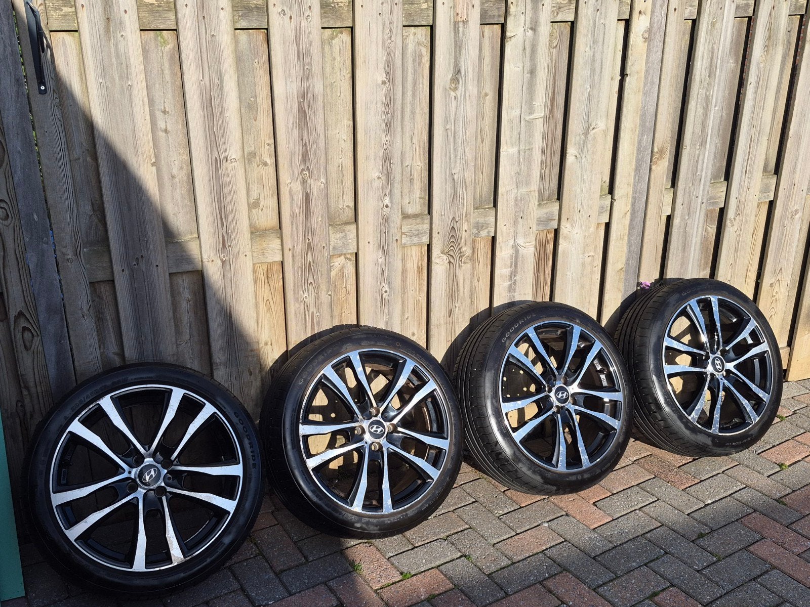 4x100 17 inch Velgen Met Zomer Banden, Auto diversen, Ophalen, Gebruikt