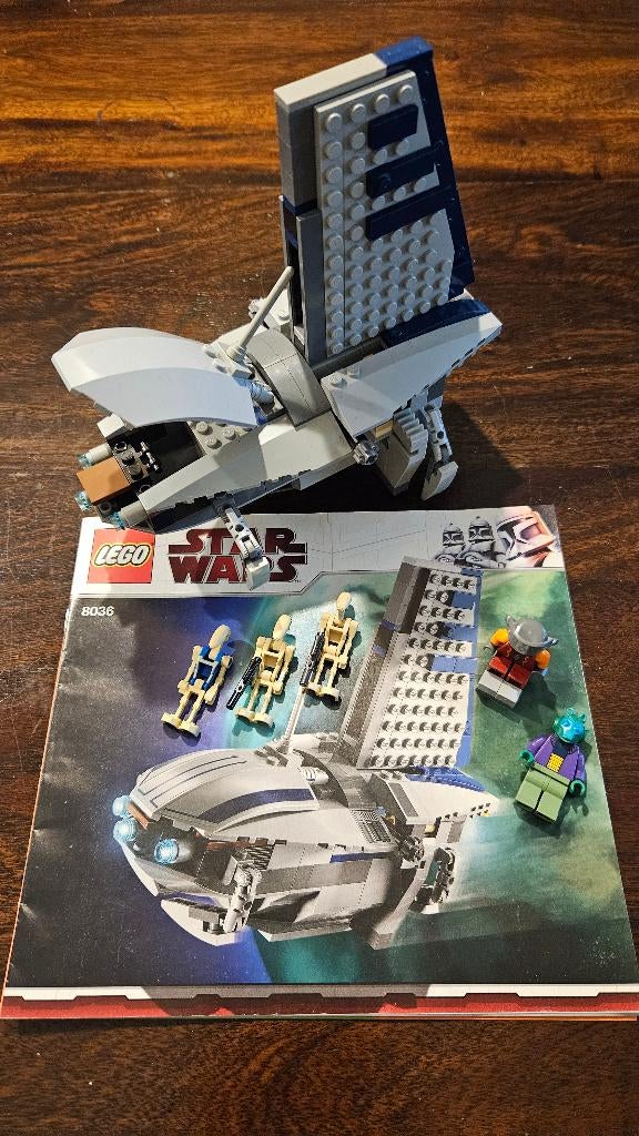 Lego Star Wars Set 8036 Separatist Shuttle, Compleet, Star Wars, Lego, Ophalen of Verzenden