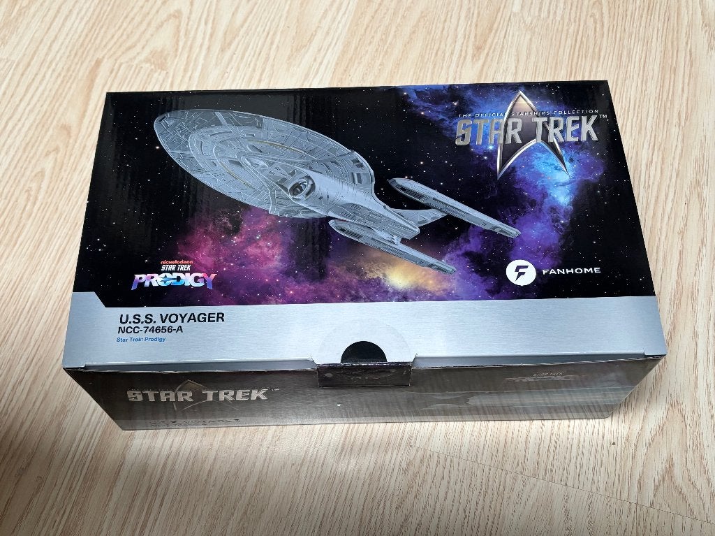 Star Trek Fanhome XL USS Voyager ncc-74565-A Prodigy janeway, Ophalen of Verzenden, Nieuw, Tv, Beeldje, Replica of Model
