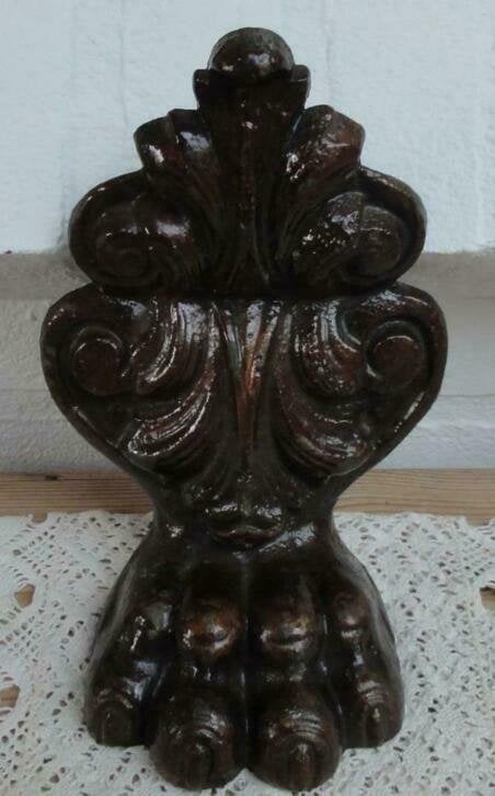 SALE Antiek gietijzeren ornament , leeuwenpoot, badpoot, Ophalen of Verzenden