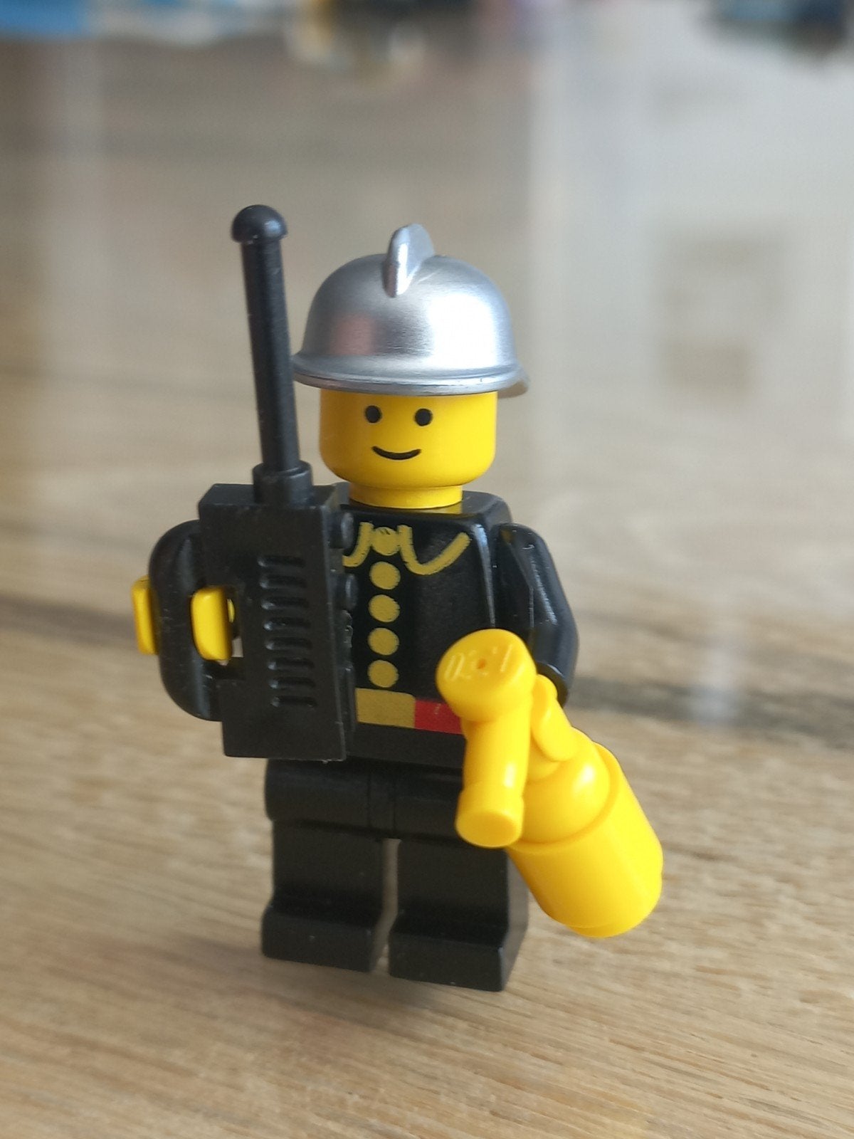 1x Lego minifiguur brandweer, Kinderen en Baby's, Ophalen of Verzenden, Gebruikt, Minifiguur, Lego