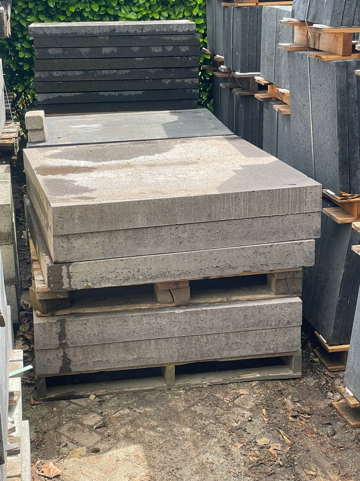 5 stuks Oud Hollandse tegels 120x120x12 cm Taupe RESTPARTIJ, Ophalen, Nieuw, Beton, Terrastegels