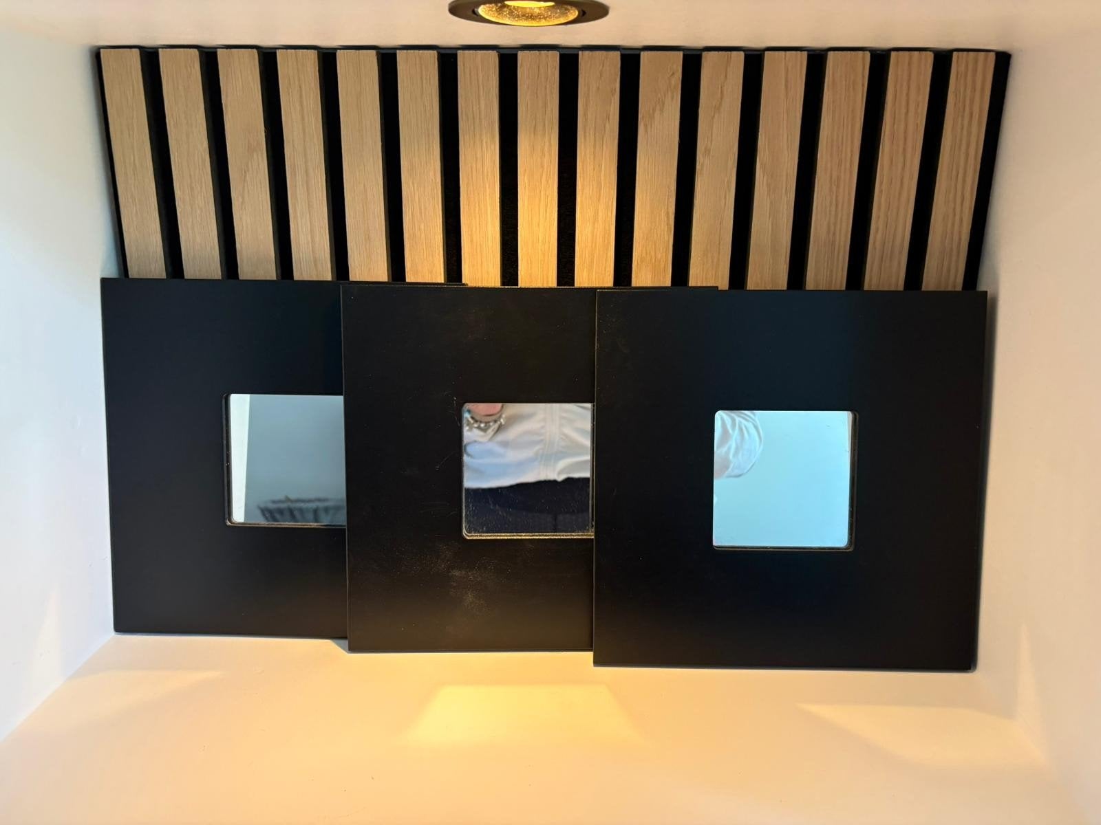Ikea malma set of 3 Rechthoekige spiegel, Minder dan 50 cm, Vierkant, Ophalen of Verzenden, Zo goed als nieuw