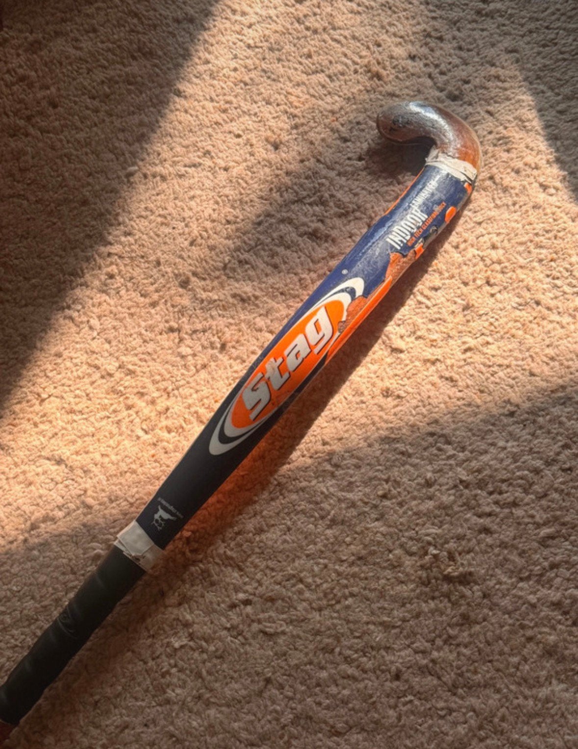 Houten hockey stick - indoor, Sport en Fitness, Hockey, Ophalen of Verzenden, Gebruikt, Stick