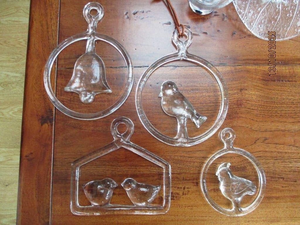 Kosta Boda - raamhangers - glas - Zweden -------LET OP !!!!!, Ophalen of Verzenden, Zo goed als nieuw, Overige typen