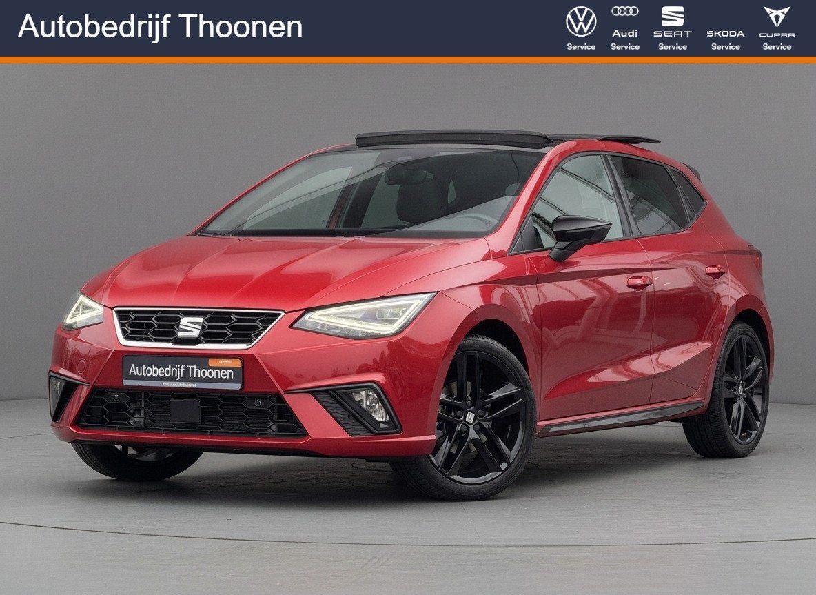 SEAT Ibiza 1.0 TSI FR Black Edition Apple CarPlay | Camera |, Dealer onderhouden, Gebruikt, Automatische klimaatregeling, Ibiza