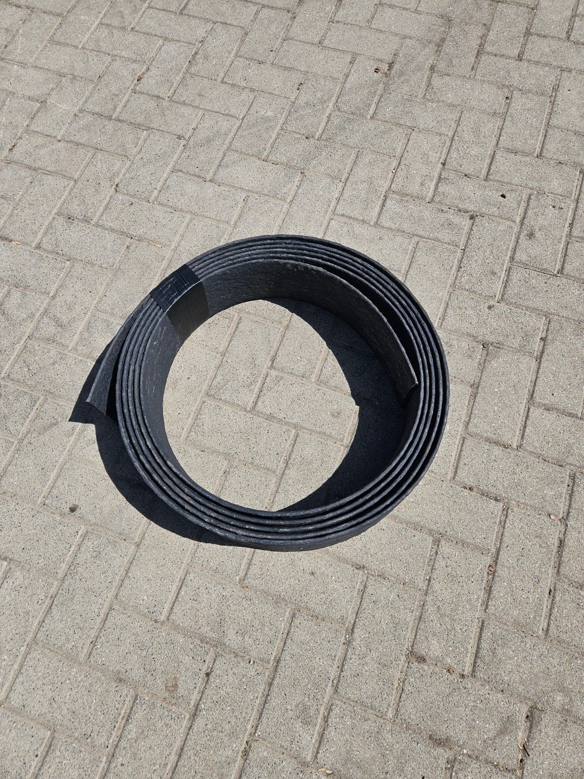 Borderrol (zwart) 9.0 meter x 14.5 cm breed, Tuin en Terras, Gaas en Draad, Ophalen