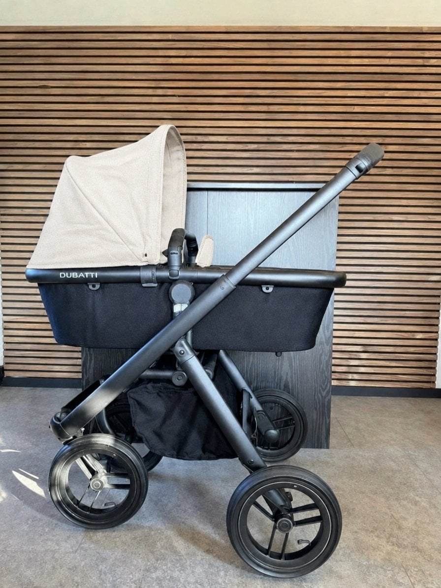 Complete Dubatti One • Black & Beige • Nieuwstaat!, Ophalen of Verzenden, Zo goed als nieuw, Luchtbanden, Kinderwagen