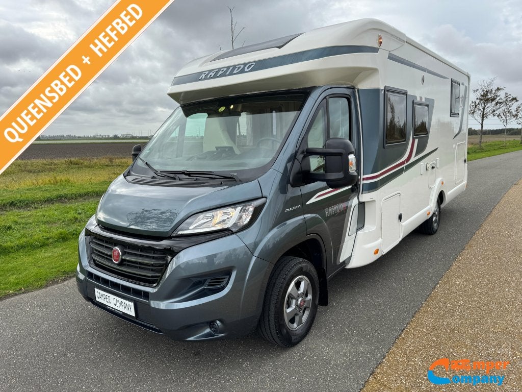 Rapido 696 F Premium Edition Queensbed/ Hefbed /Face to face, Fiat, 7 tot 8 meter, Bedrijf, Rapido