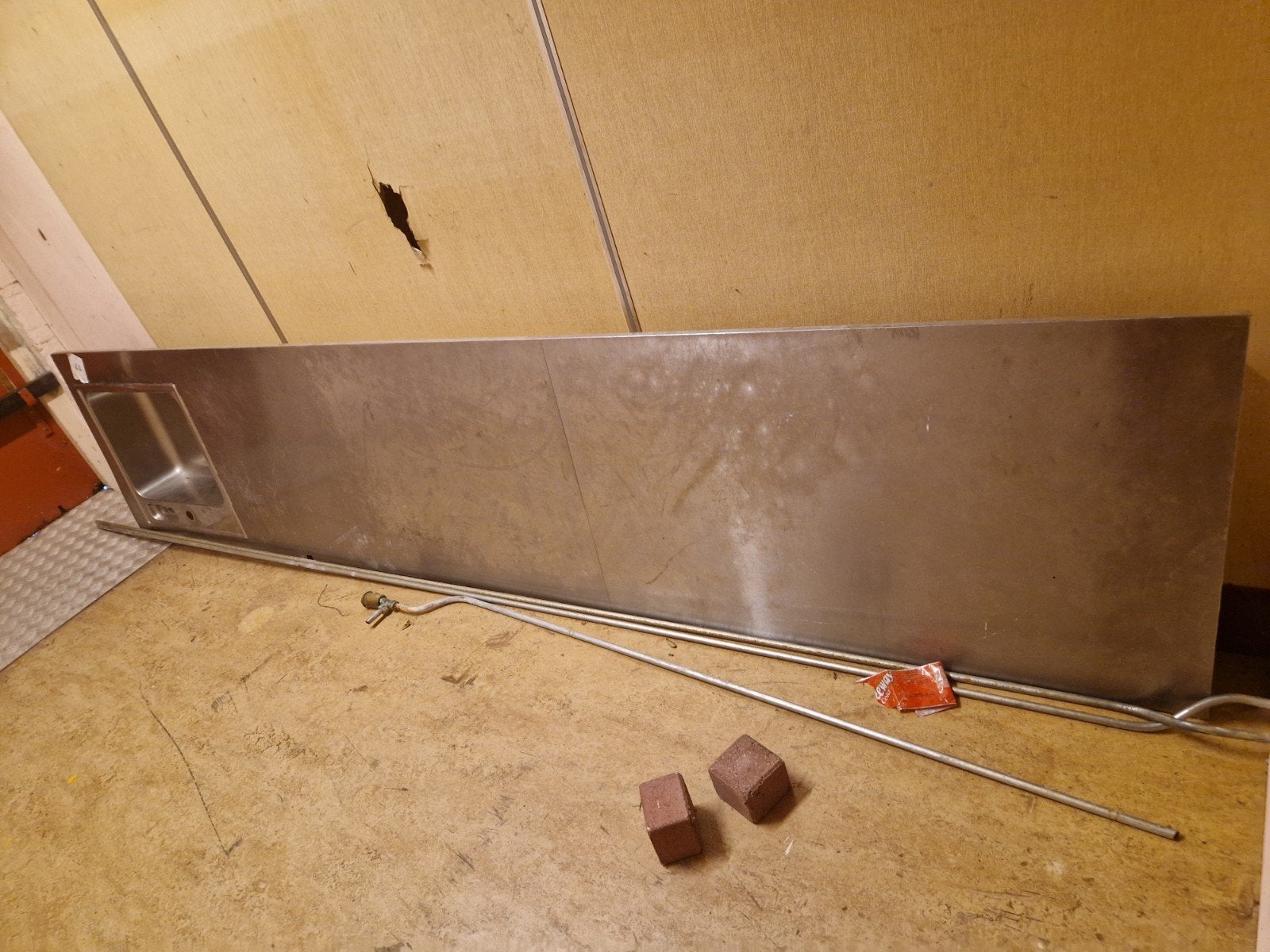 Aanrechtblad 3 meter denk ik, Ophalen