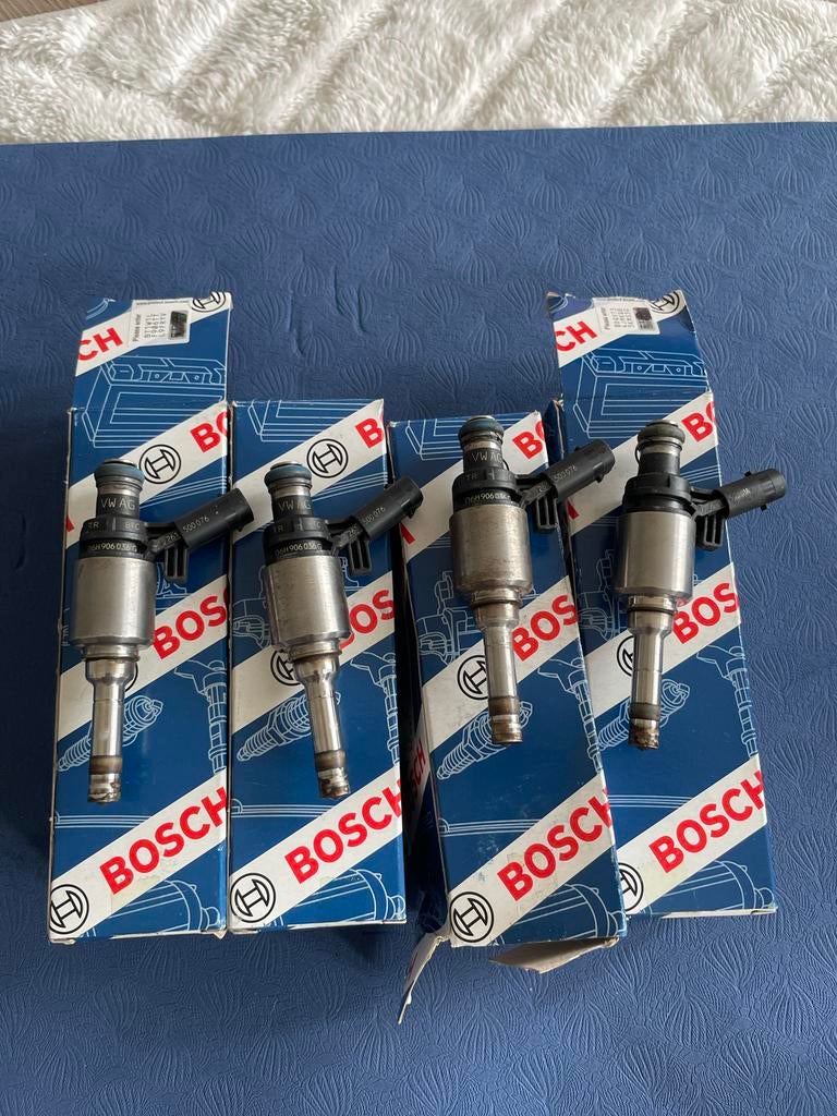 Set van 4 injectoren Golf 6 2.0 GTI CCZB - 06H 906 036 G, Ophalen of Verzenden, Gebruikt, Volkswagen