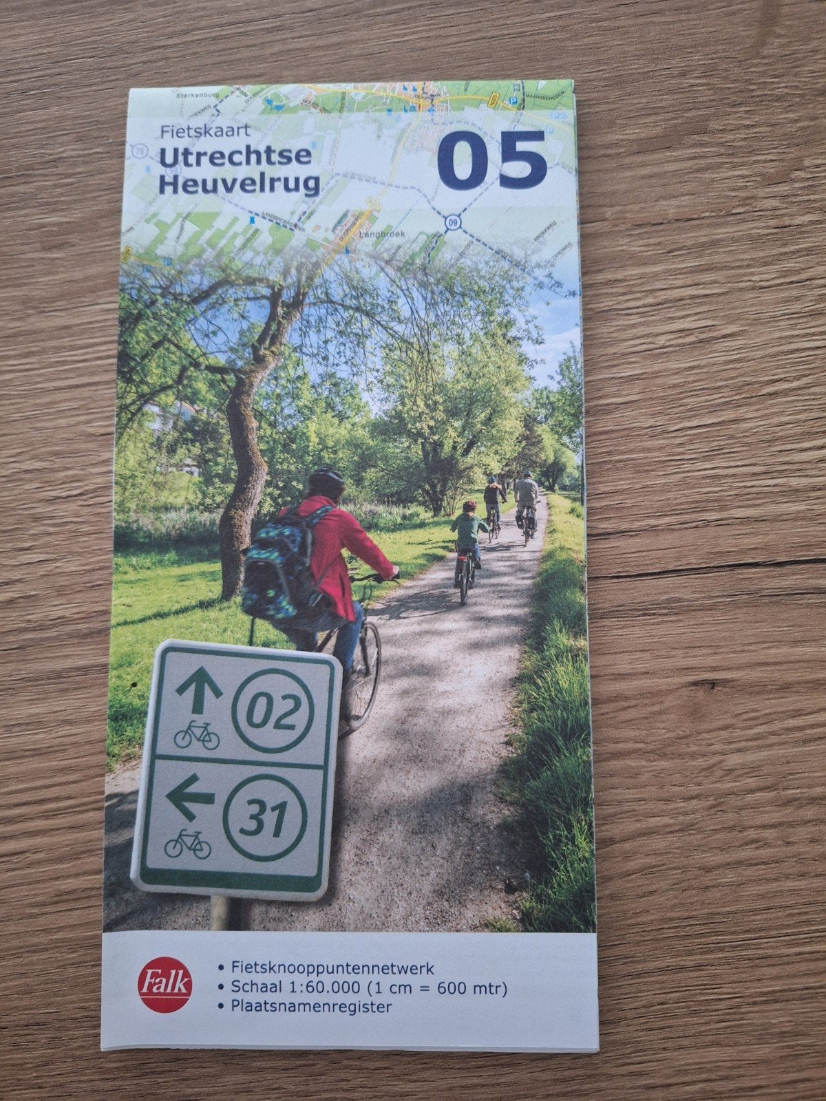 Falk Fietskaart Utrechtse Heuvelrug - Knooppuntennetwerk, 2000 tot heden, Nieuw, Landkaart, Nederland